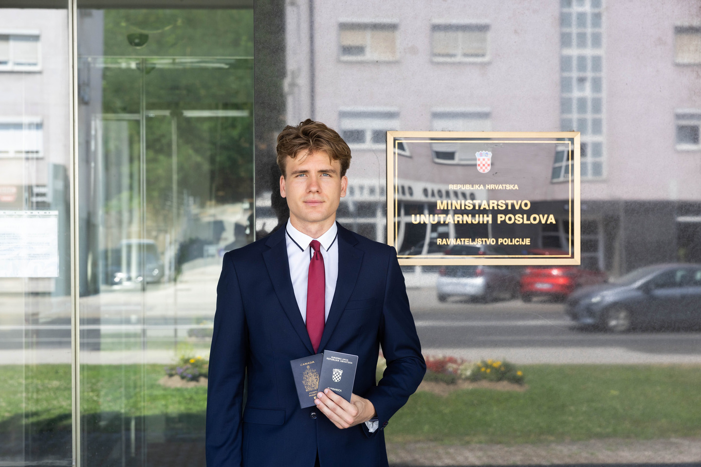 David at the Croatian Ministry of Interior
